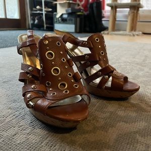 Michael lots strappy high heeled sandals